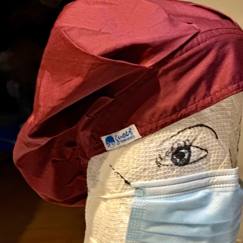 Burgundy Surgical Cap